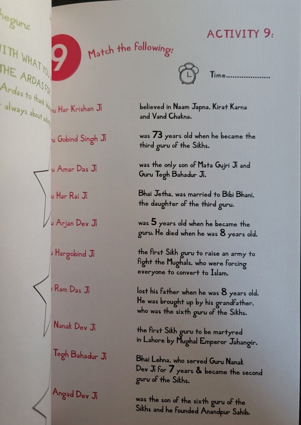 My Little Sikh Handbook Ardas Artika Aurora Bakshi Activities Book English MC