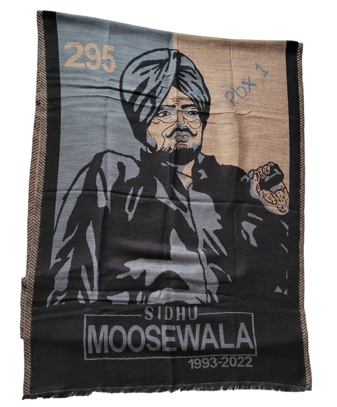 Sidhu Moosewala 5911 GOAT Shawl SYL Stole 295 Last Ride Indian Lohi Panjabi PBX1