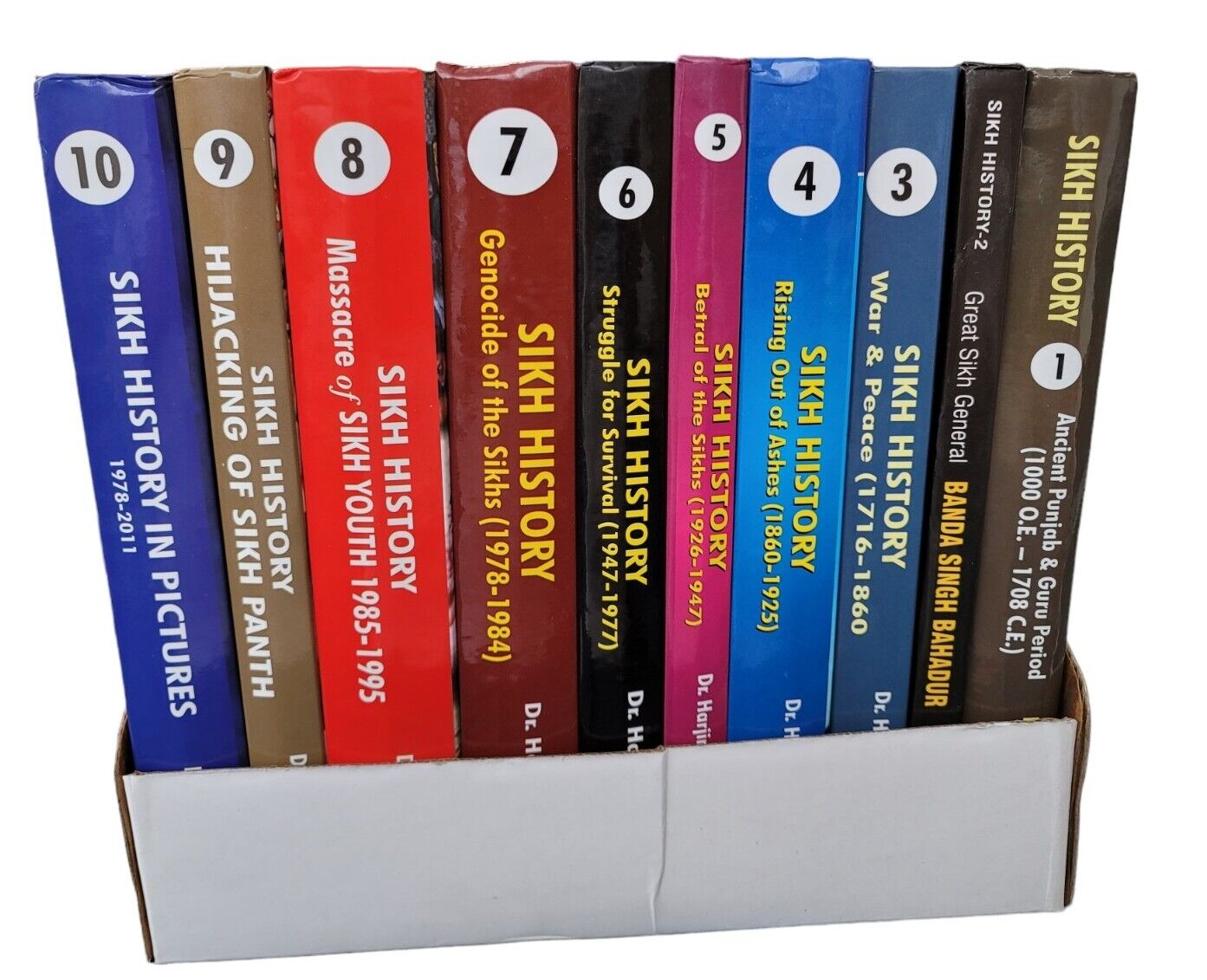 Sikh History 10 Book Set English Harjinder Singh Dilgeer Ten Guru Period to 2011