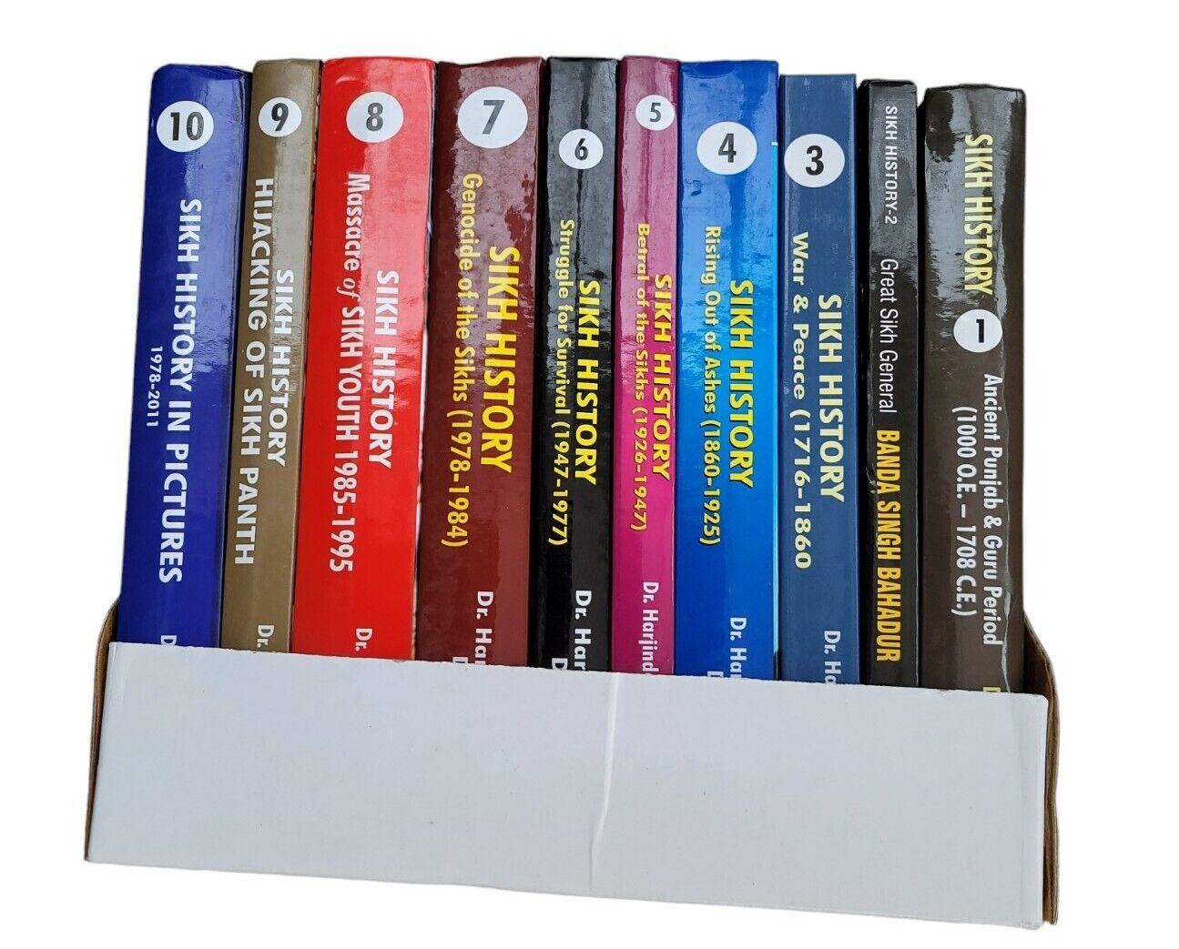 Sikh History 10 Book Set English Harjinder Singh Dilgeer Ten Guru Period to 2011