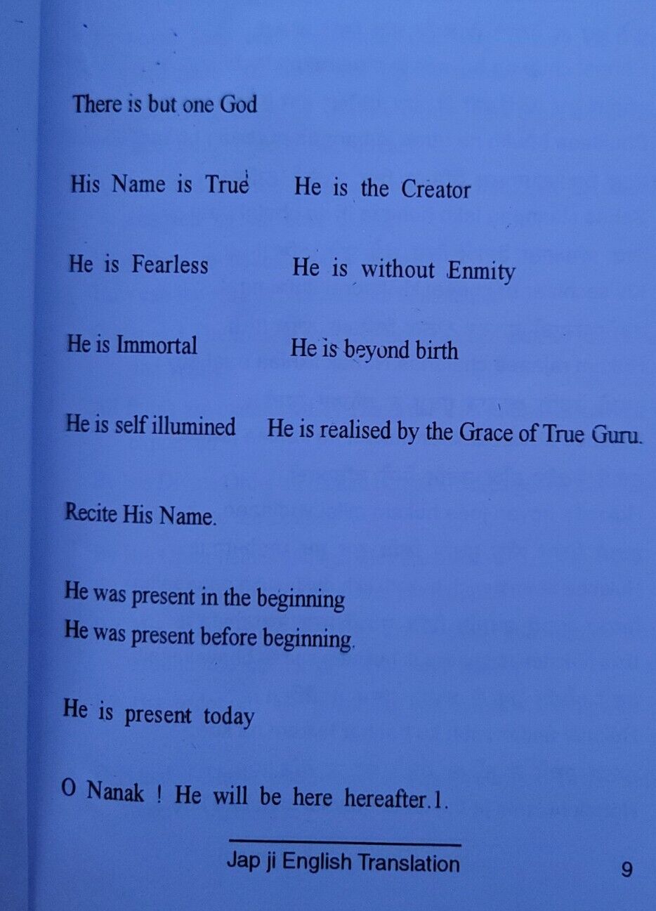 Holy Nitnem Bani Punjabi Roman English Transliteration Translation Gutka Sahib W