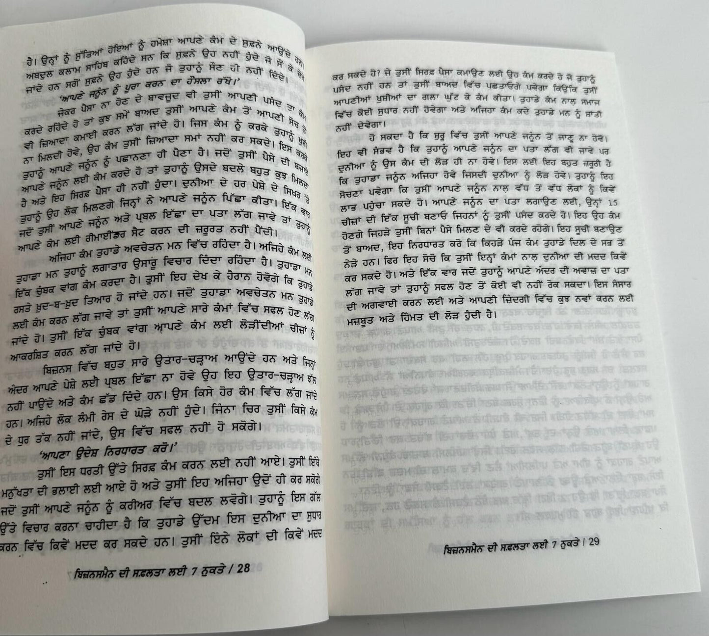 Businessman di Safalta Lai 7 Nukate Punjabi New Open Business Success Tips Book