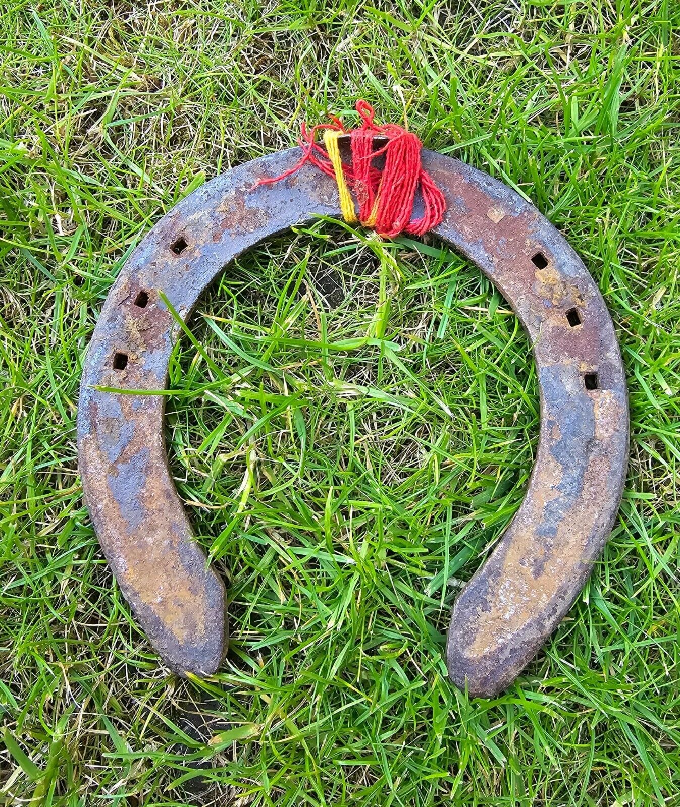 Kala Ghode di Naal Black Horse Shoe Iron Hindu Lucky Shani Dev Evil Eye Shield OJ1