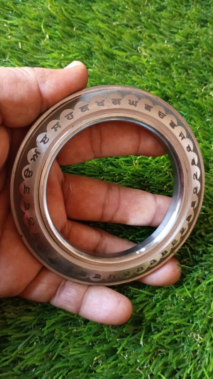 Sarbloh Kara Gurmukhi Bangle Sabhni Challa Maria Smooth Sikh Chakri Kada CC36R