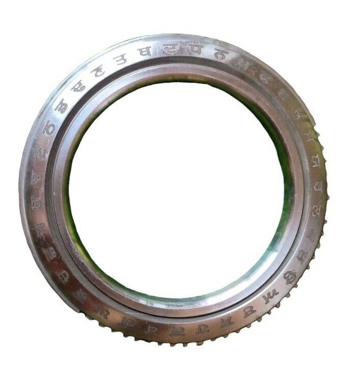 Sarbloh Kara Gurmukhi Bangle Sabhni Challa Maria Chakri Cut Kada Sikh Iron CC37R