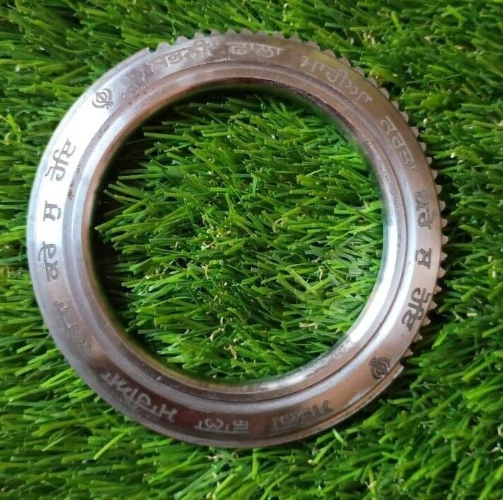 Sarbloh Kara Gurmukhi Bangle Sabhni Challa Maria Chakri Cut Kada Sikh Iron CC37R