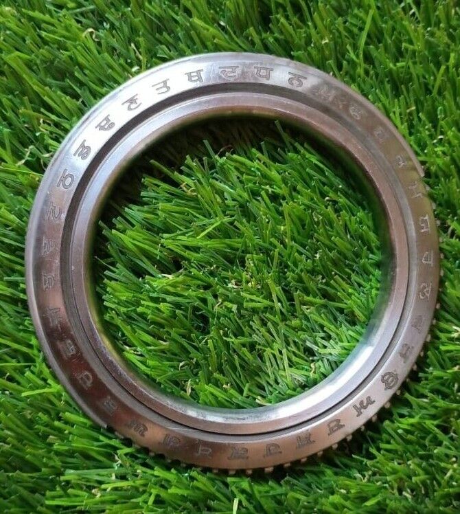 Sarbloh Kara Gurmukhi Bangle Sabhni Challa Maria Chakri Cut Kada Sikh Iron CC37R