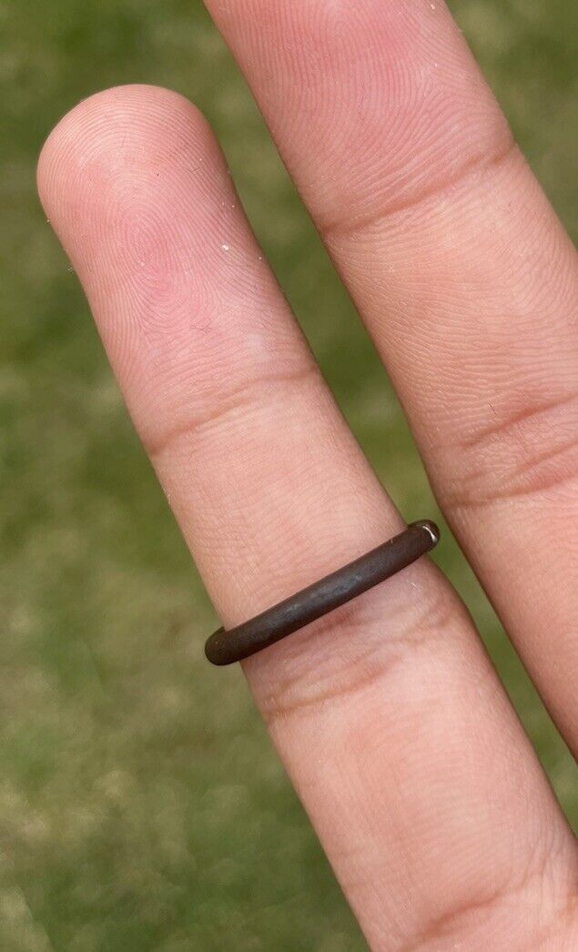 Shani Ring Boat Nail Chala Evil Eye Saturn Protection Plain Iron Astrology MM44G