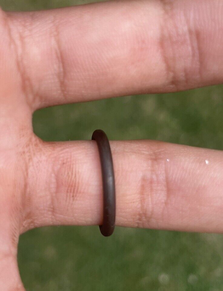Shani Ring Boat Nail Chala Evil Eye Saturn Protection Plain Iron Astrology MM44G
