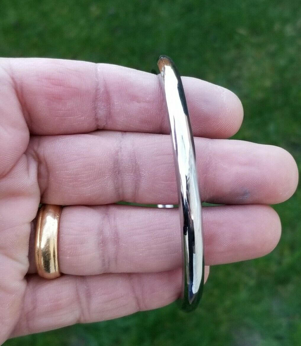 Stainless Steel Sikh Kara Smooth Punjabi Singh Kaur Khalsa Kada Bracelet Gift G8K Karrha Karray Bangle Panjabi