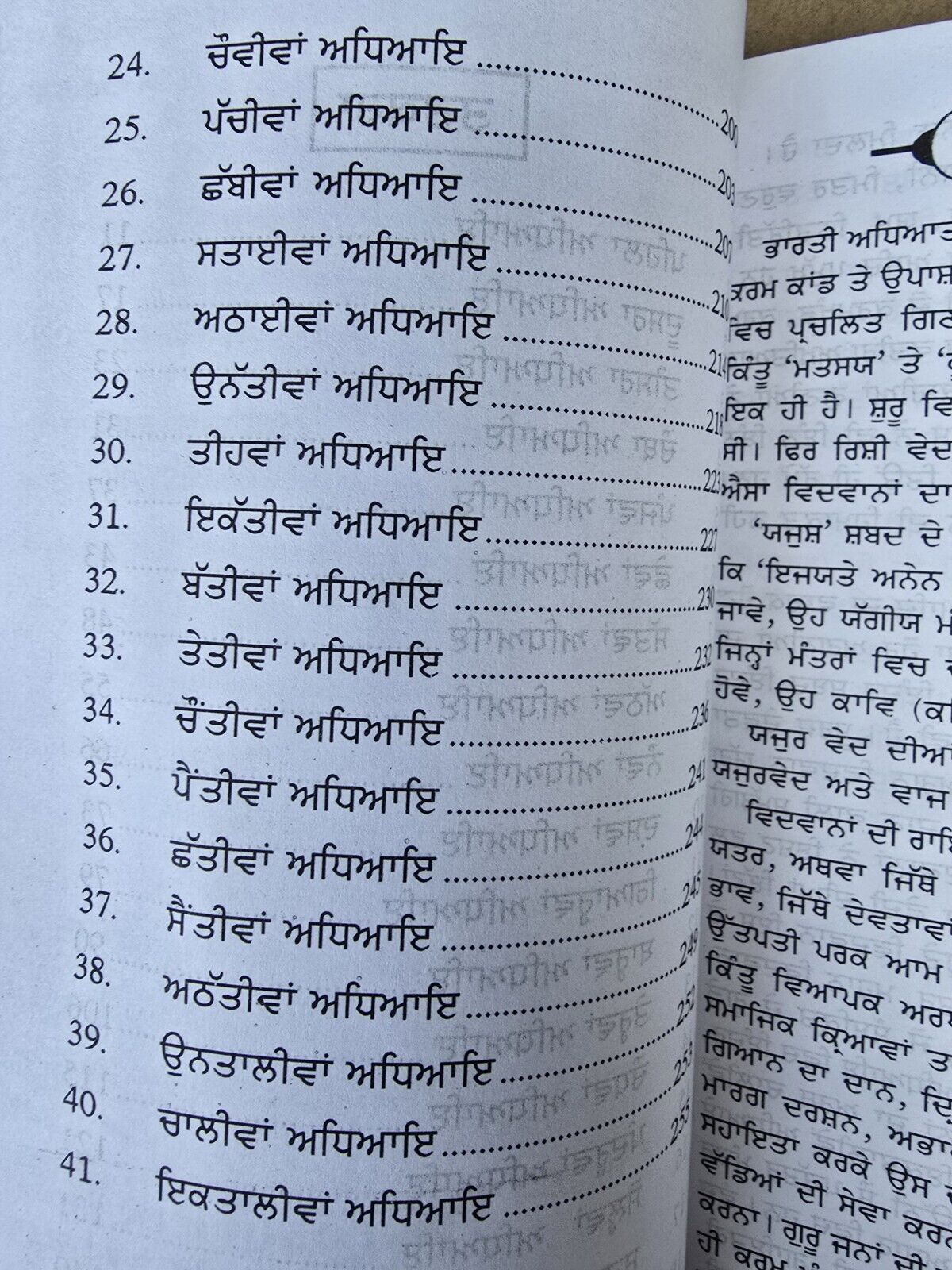 Yajurved Ancient Hindu Granth Scripture Ved Punjabi Gurmukhi explanation Book