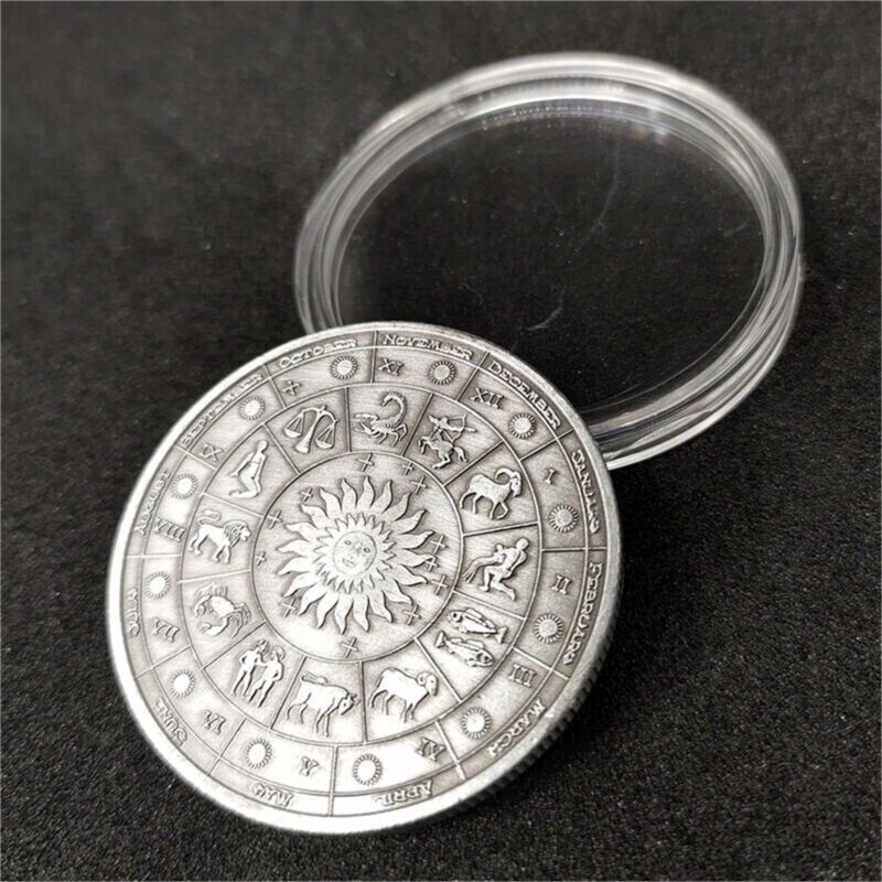 Rashifal 12 Star Signs Horoscope Good Luck Evil Eye Protection Hindu Mantra Coin