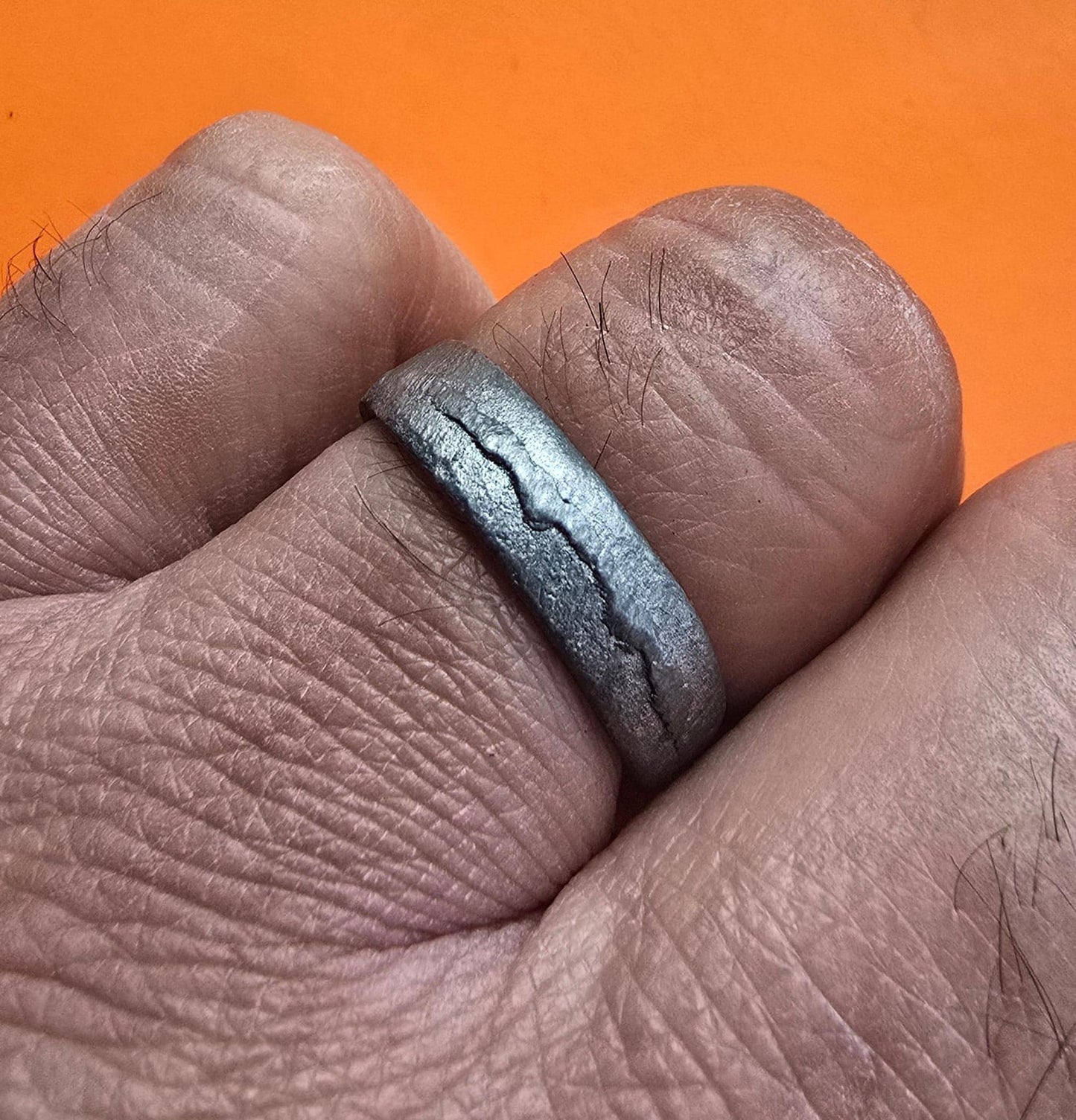 Ranga Lead Ring Range ka Challa Weight Loss Power of Venus Amulet Fat Loss Good Luck Planet Astrology Horoscope Motapa kam kre EE4B Handmade