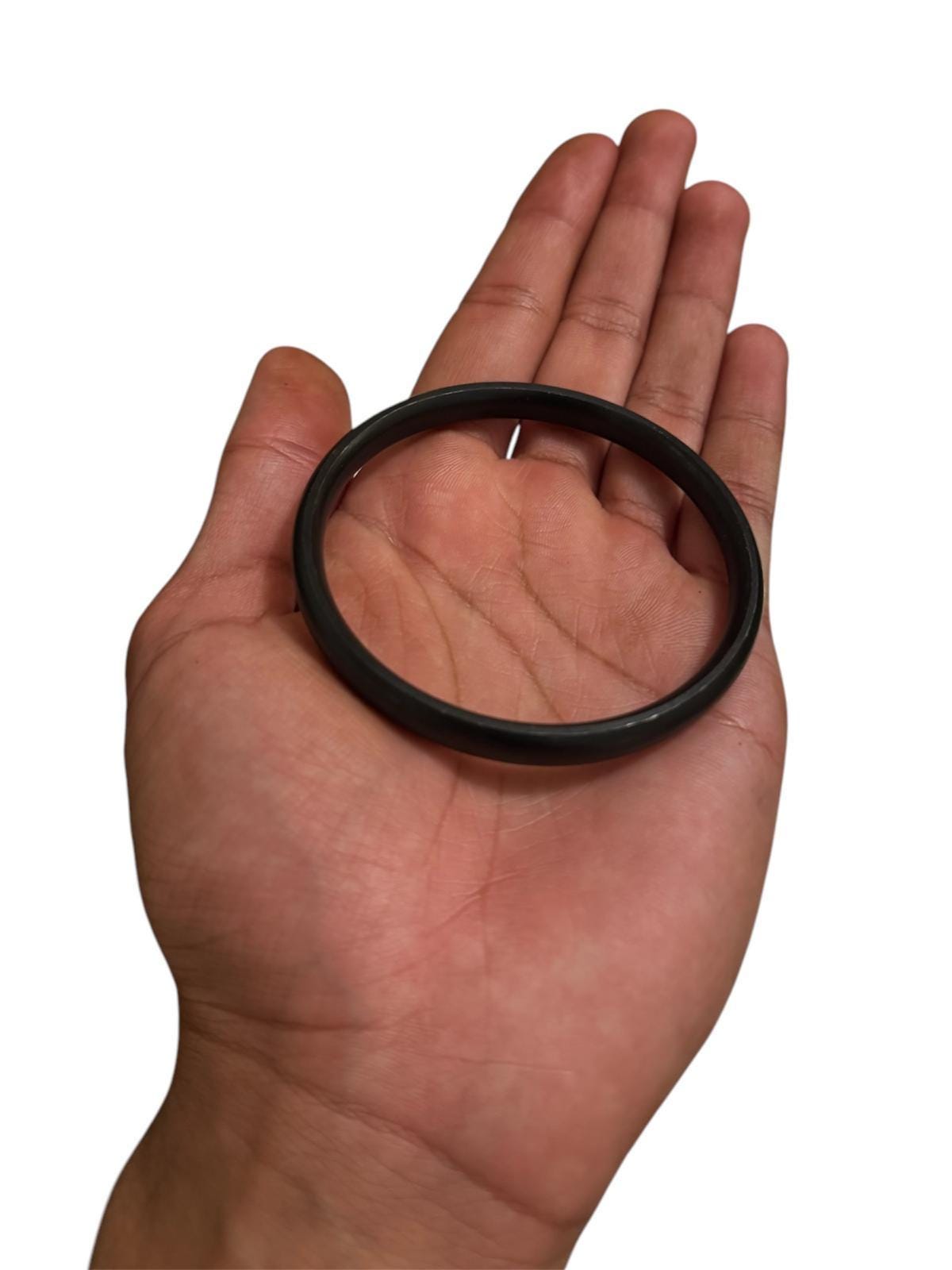 Sikh Sarbloh Kara Pure Iron Kada Black Singh Kaur Bangle Metal Khalsa Bracelet O11G