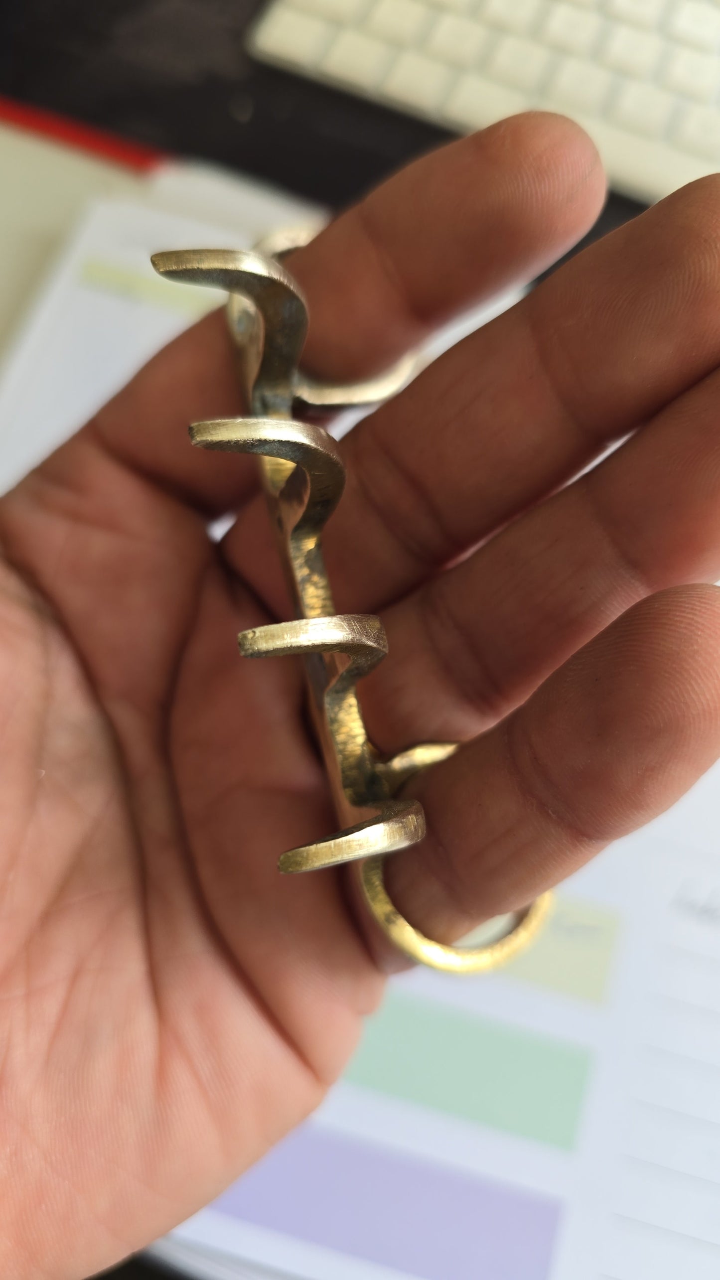Sikh Brass Bagh Nakhun Bagh Nakh Sher Panja Tiger Claw Khalsa Shastar Ceremonisal