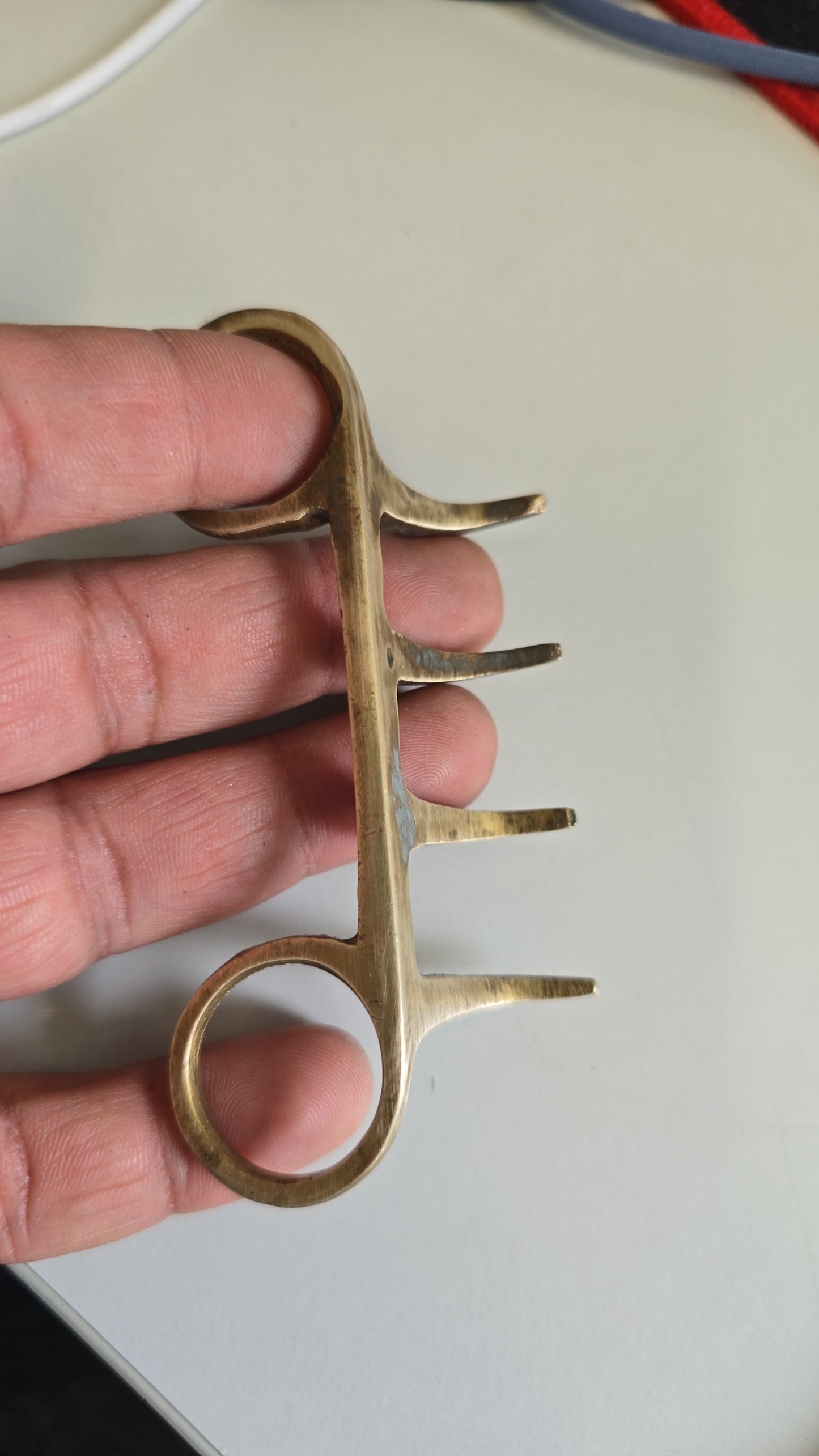 Sikh Brass Bagh Nakhun Bagh Nakh Sher Panja Tiger Claw Khalsa Shastar Ceremonisal