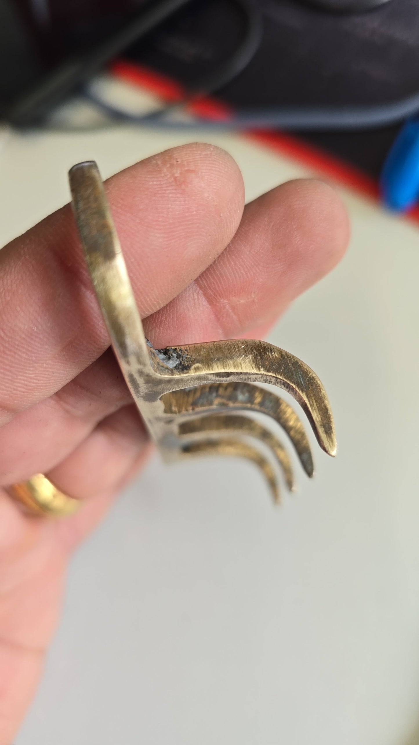 Sikh Brass Bagh Nakhun Bagh Nakh Sher Panja Tiger Claw Khalsa Shastar Ceremonisal