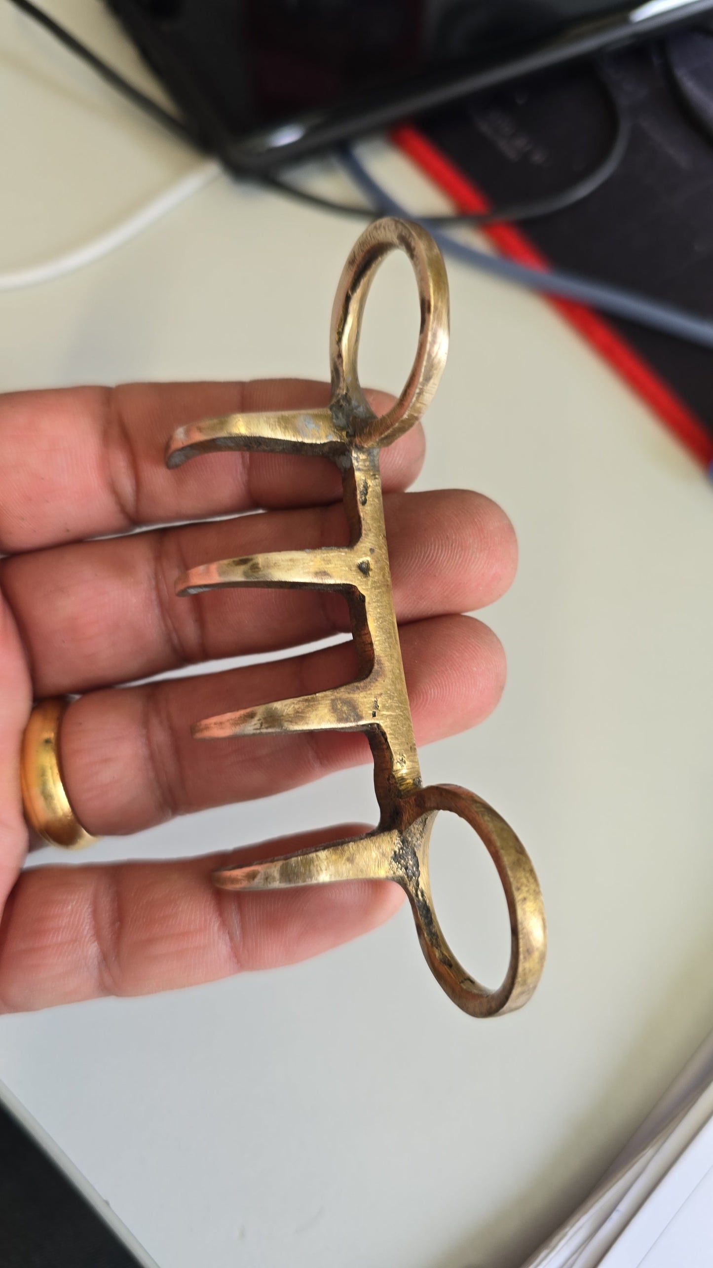 Sikh Brass Bagh Nakhun Bagh Nakh Sher Panja Tiger Claw Khalsa Shastar Ceremonisal
