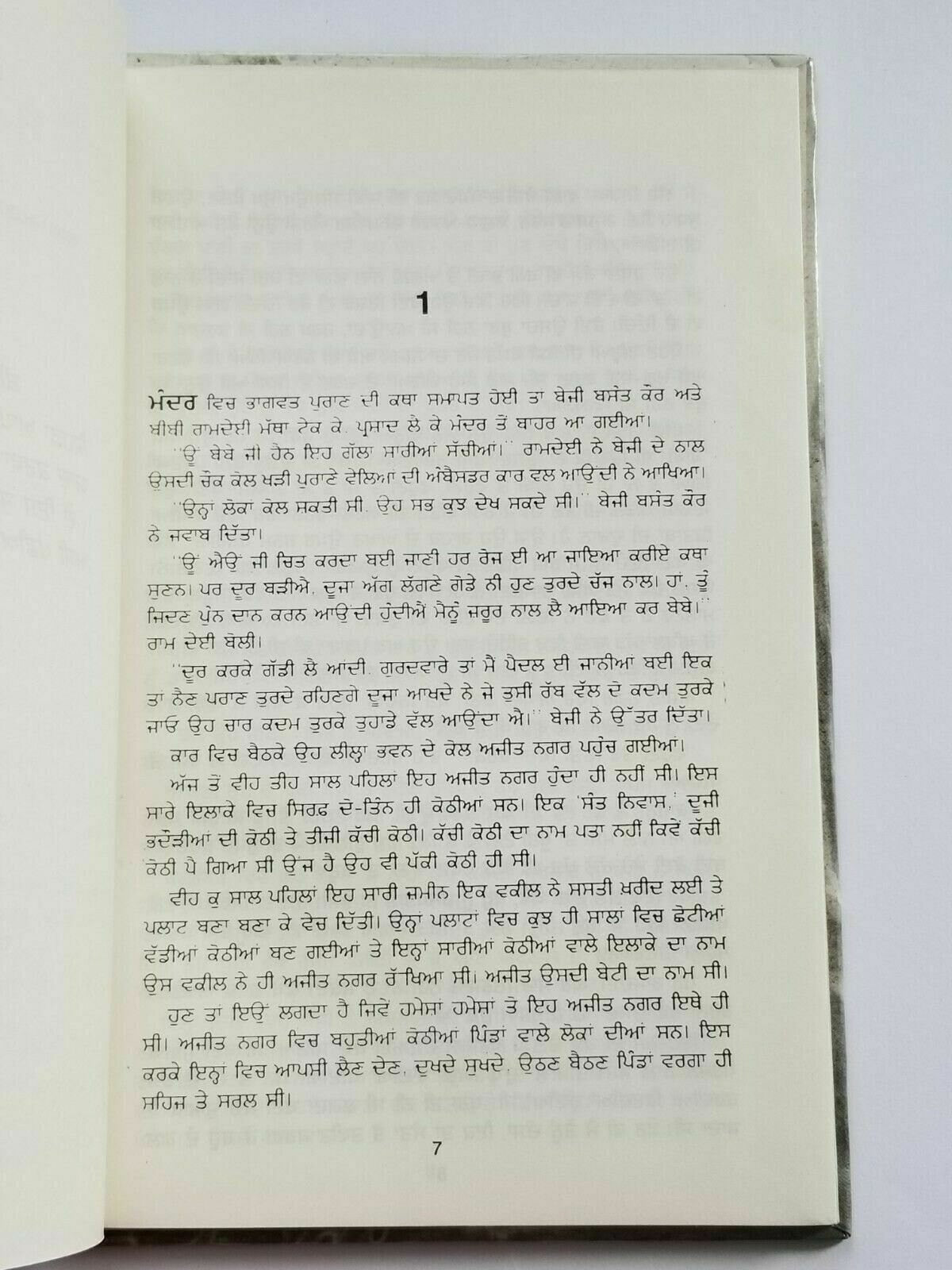 Duni Suhawa Bagh Punjabi fiction novel by Dalip Kaur Tiwana Panjabi book b5 new