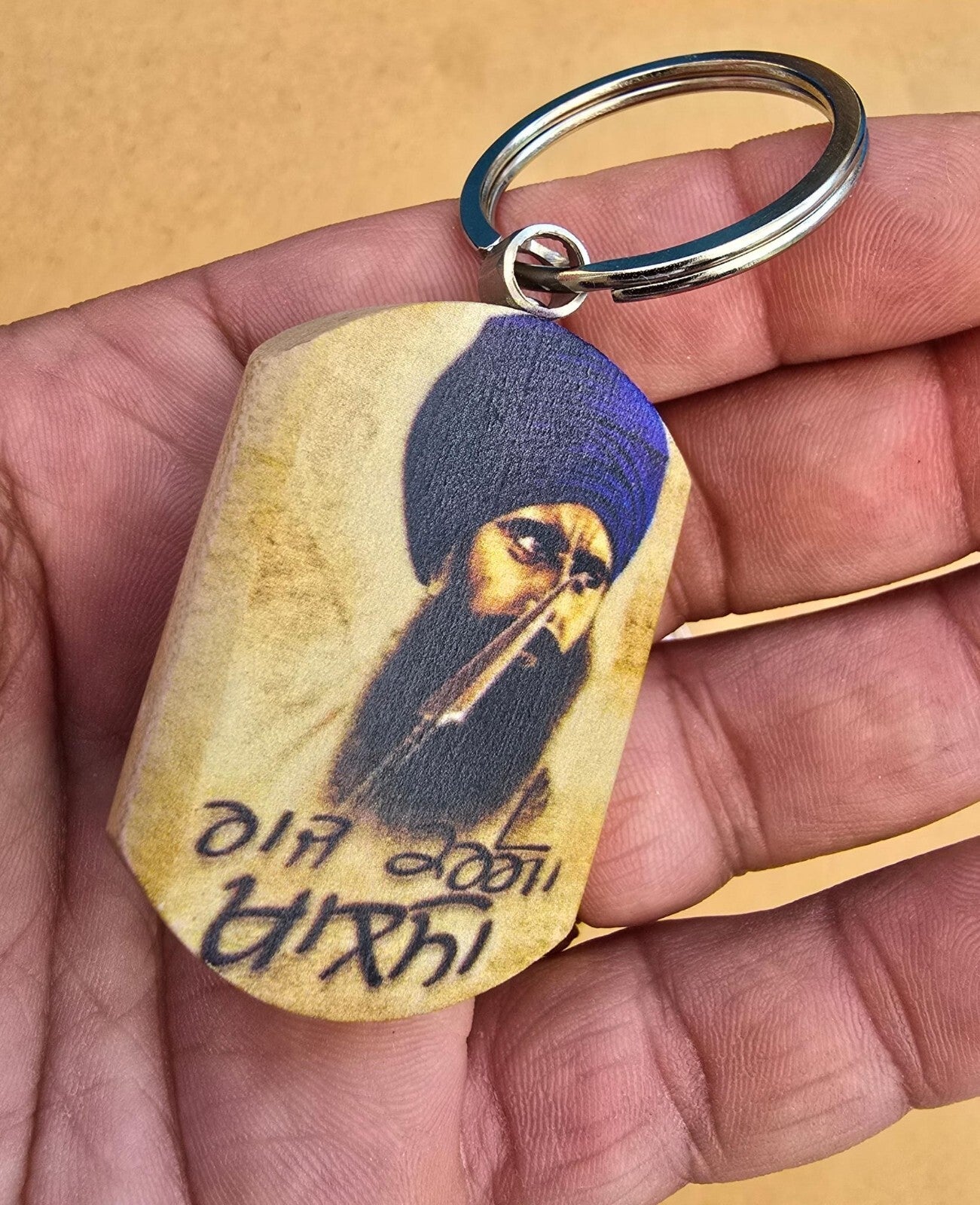 Sant Jarnail Singh Ji Bhindranwale Words Key Ring Punjabi Panjab Keychain P3 New