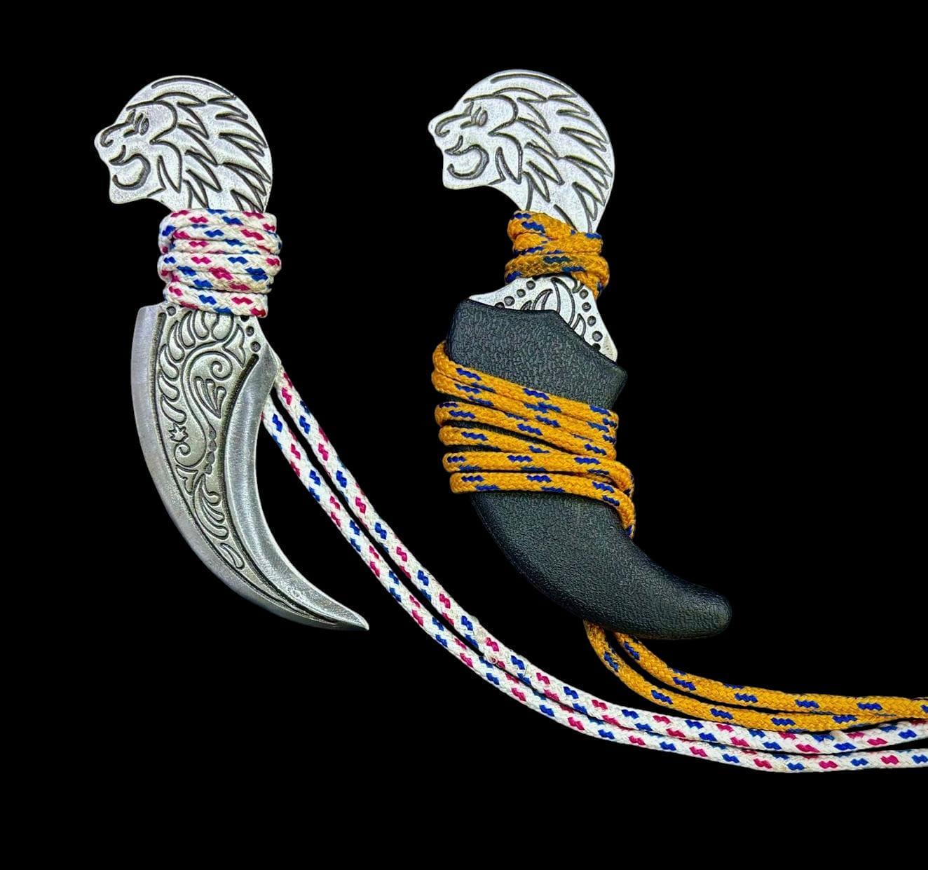 Sarbloh Taksali Punch Pure Iron Khalsa Lion Shastar Nihang Sikh Singh Kaur Punjabi Sher Handmade A7A New