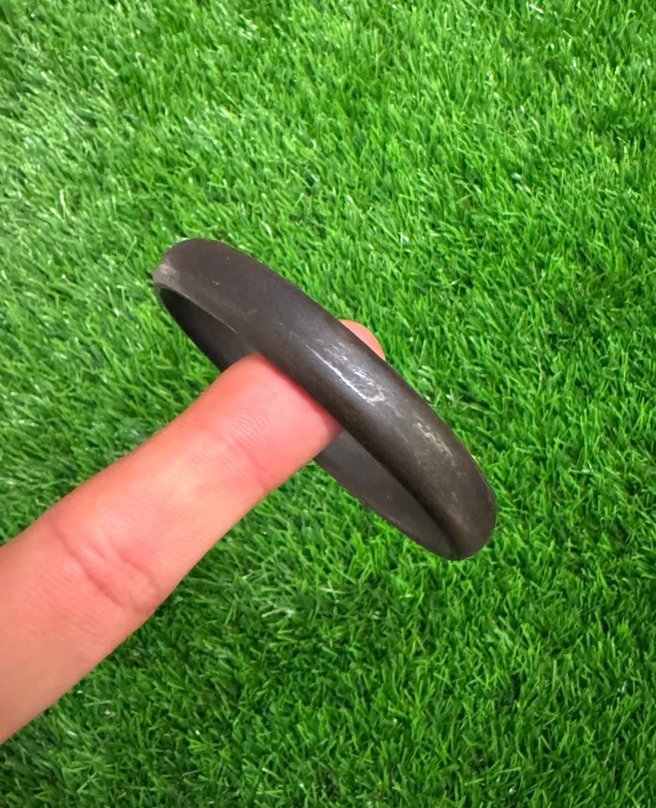 Sikh Sarbloh Kara Pure Iron Heavy Black Bangle Metal Singh Kaur Bracelet Khalsa O12G
