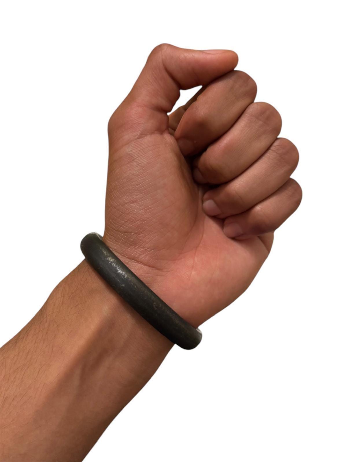 Sikh Sarbloh Kara Pure Iron Heavy Black Bangle Metal Singh Kaur Bracelet Khalsa O12G