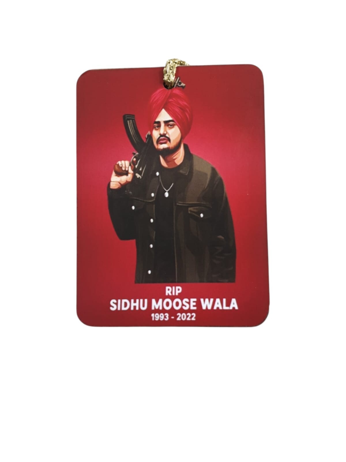Sidhu Moosewala Hanger 5911 Punjabi Hanging Decor Car Rear Mirror Pendant ZZ19