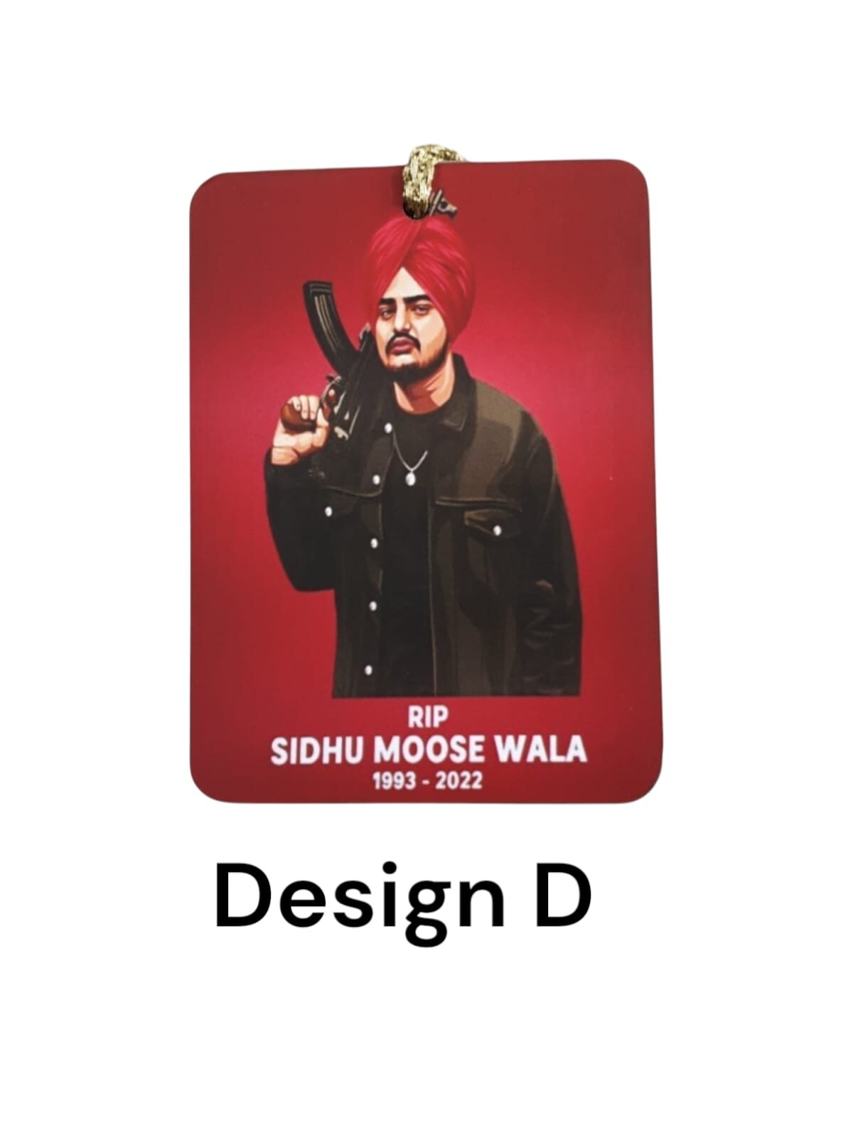 Sidhu Moosewala Hanger 5911 Punjabi Hanging Decor Car Rear Mirror Pendant ZZ19