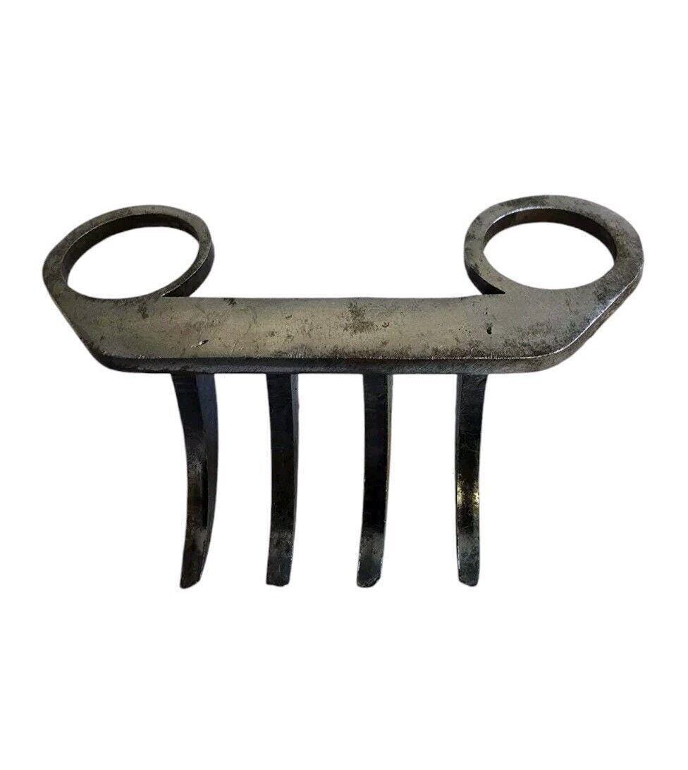 Khalsa Sarbloh Sher Panja Bagh Nakh Pure Iron Punjabi Sikh Shastar Gatka EE51 Singh Kaur Taksali Lion