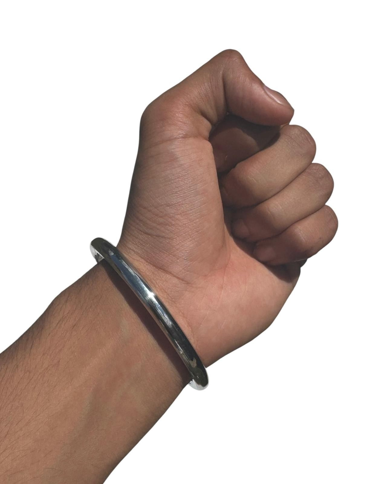 Stainless Steel Kara Smooth Bracelet Sikh Bangle Singh Kaur Punjabi Kada J21 NEW