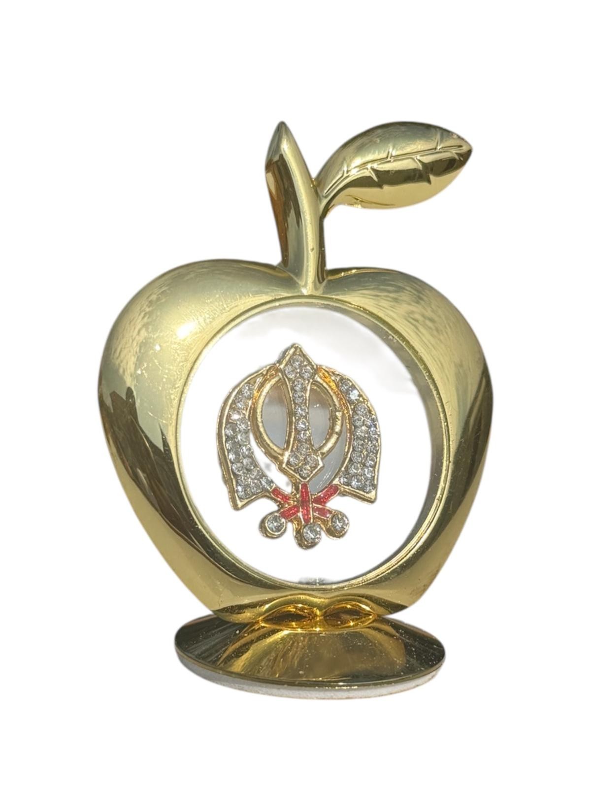 Sikh Ik Onkar Khanda Car Stand Desktop Sun Apple Display Singh Kaur Khalsa ZZ39