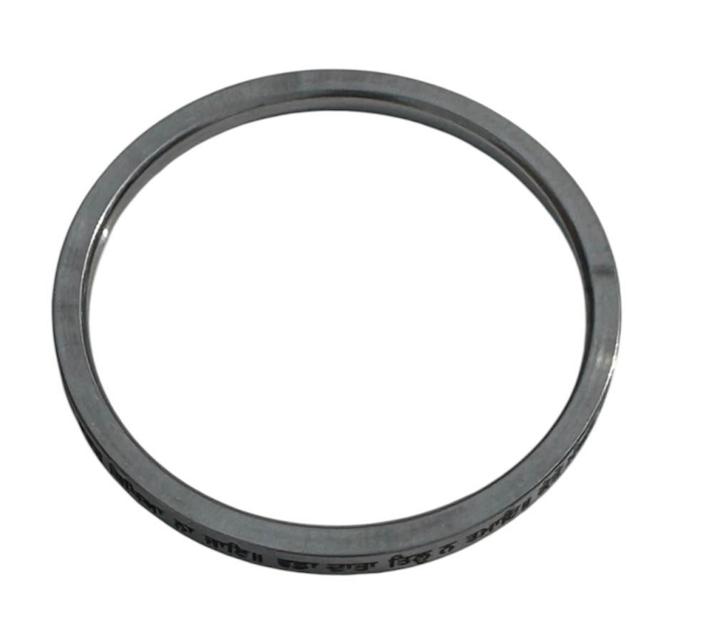 Sikh Kara Bahuta Karam Likhya Na Jae Kada Singh Kaur Khalsa Stainless Steel L6R Smooth Flat Bangle Sikhism Unisex Punjabi Karha