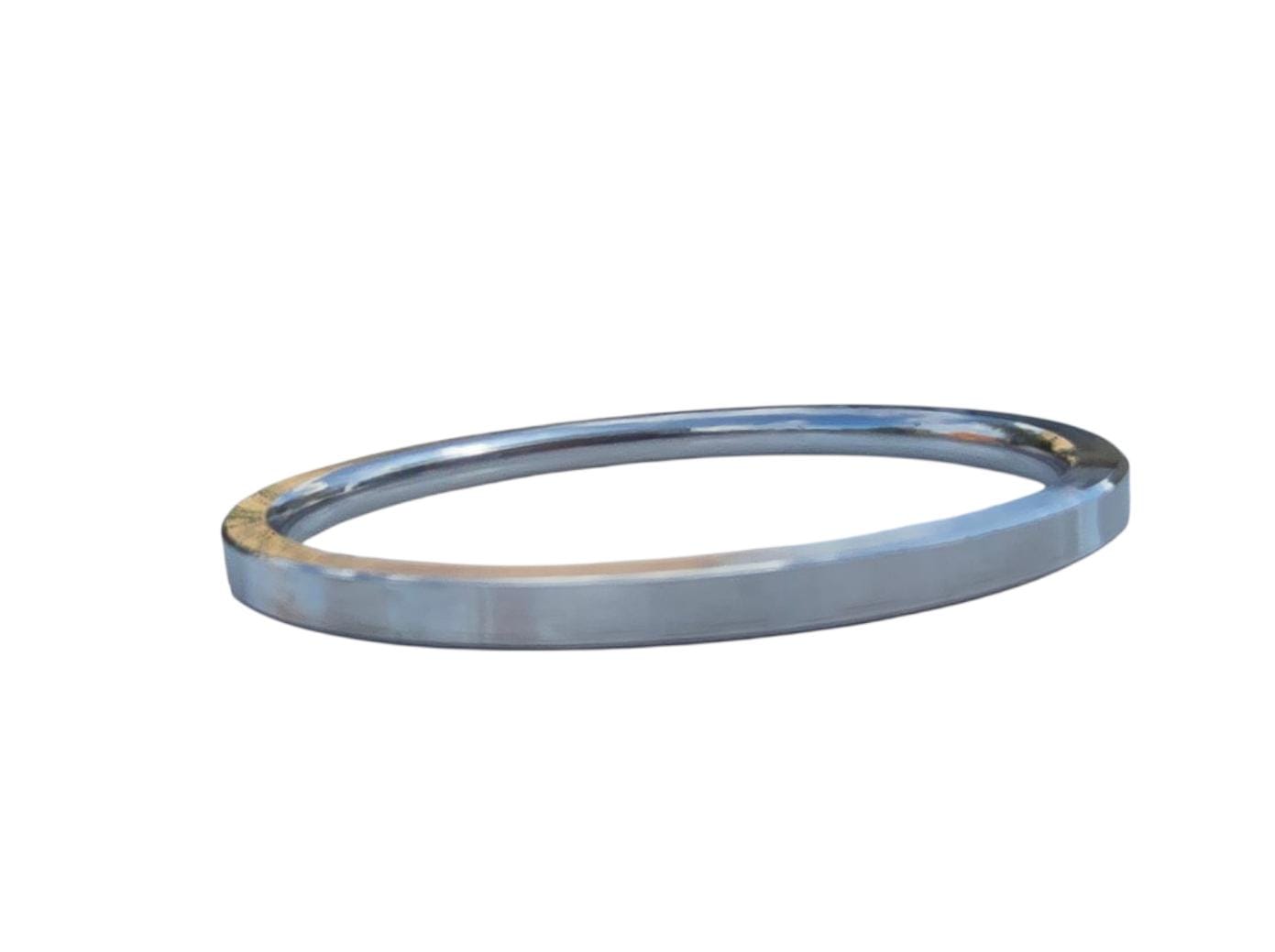 Stainless Steel Kara Sikh Kada Flat Plain Smooth Singh Kaur Punjabi Bangle K9R Bracelet Unisex Stunning Panjabi Karha Kadha New Design