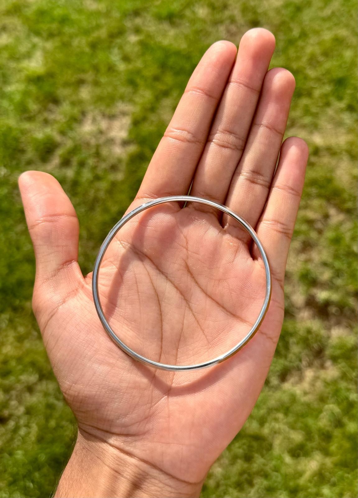 Stainless Steel Thin Kara Kada Bracelet Silver Sikh Khalsa Bangle T3R  Unisex Punjabi Panjabi Panjab Gift UK New
