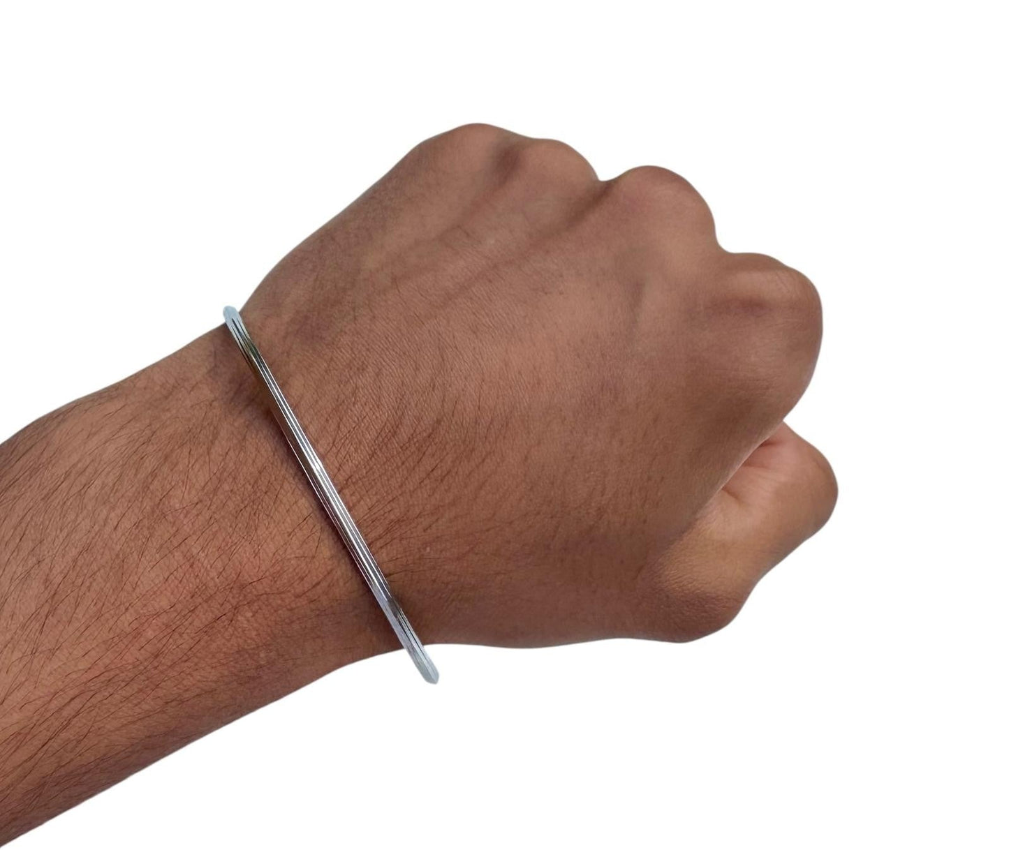 Stainless Steel Thin Kara Kada Bracelet Silver Sikh Khalsa Bangle T3R  Unisex Punjabi Panjabi Panjab Gift UK New