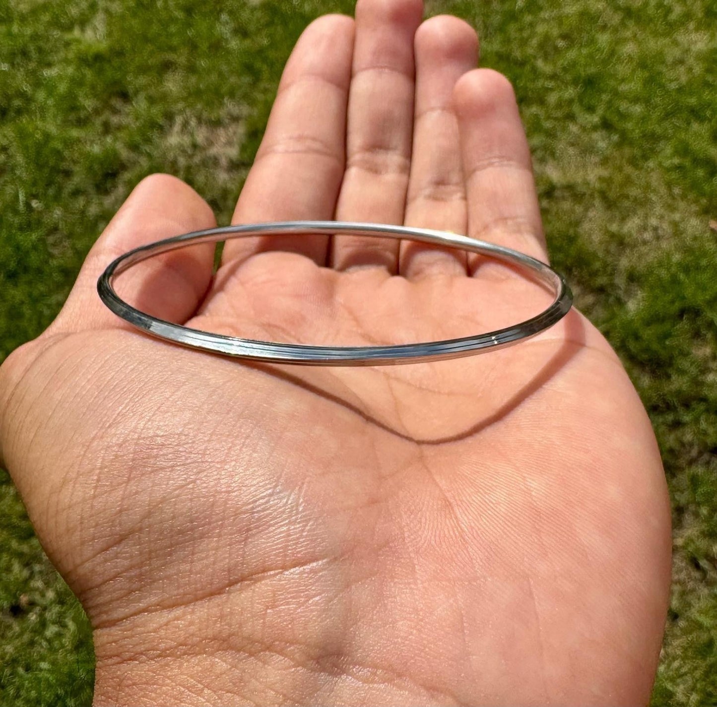 Stainless Steel Thin Kara Kada Bracelet Silver Sikh Khalsa Bangle T3R  Unisex Punjabi Panjabi Panjab Gift UK New