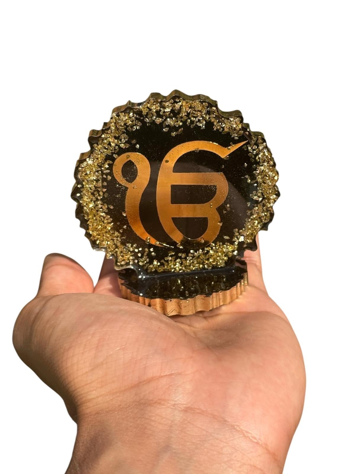 Ik Onkar Stand Sikh Desktop Home Decor Singh Kaur Khalsa Punjabi Display ZZZ13