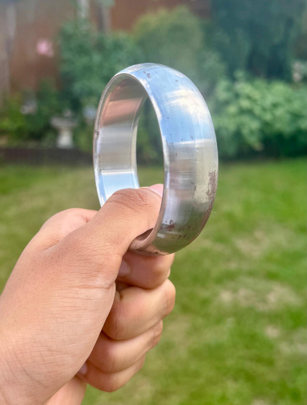 Sikh Sarbloh Kara Pure Iron Khalsa Kada Singh Kaur Round 5Ks Kakar Bangle L11K Loha Sikhism Unisex Bracelet Kakaar 5K Sikhi Karha