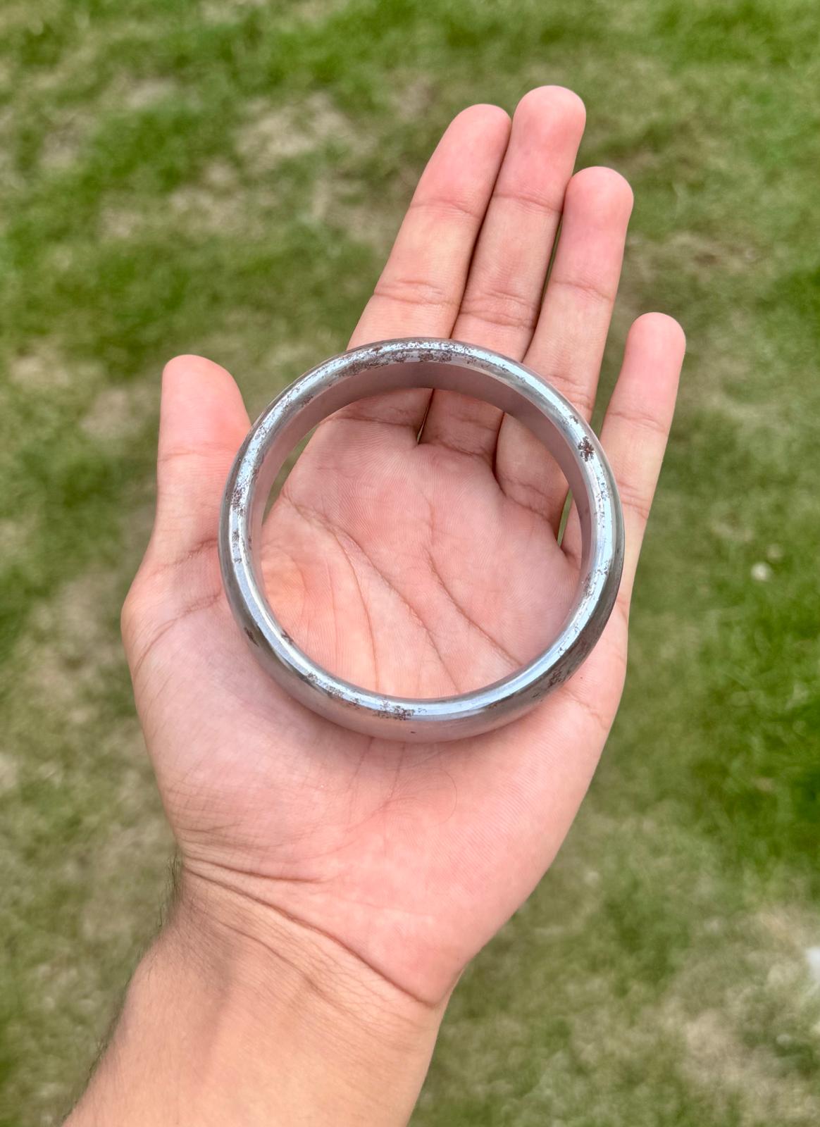 Sikh Sarbloh Kara Pure Iron Khalsa Kada Singh Kaur Round 5Ks Kakar Bangle L11K Loha Sikhism Unisex Bracelet Kakaar 5K Sikhi Karha