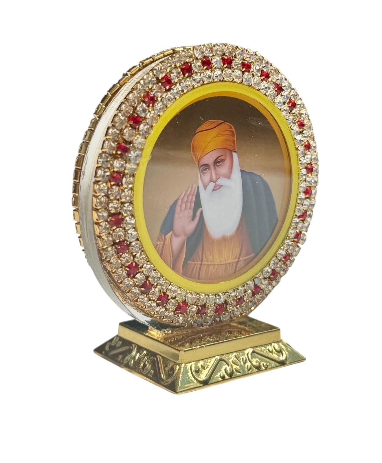 Sikh Car Stand Baba Deep Singh Ji Guru Nanak Dev Ji Home Dashboard Decor RRRB