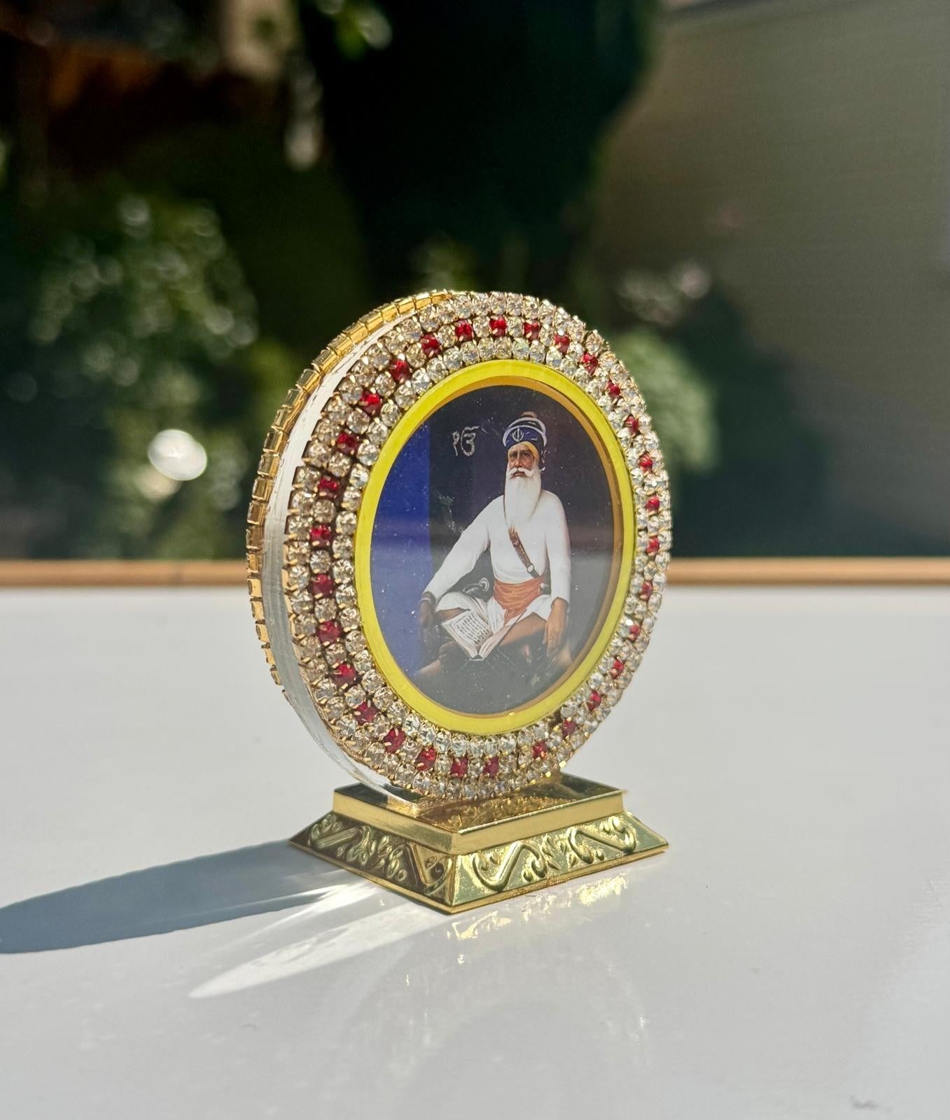 Sikh Car Stand Baba Deep Singh Ji Guru Nanak Dev Ji Home Dashboard Decor RRRB