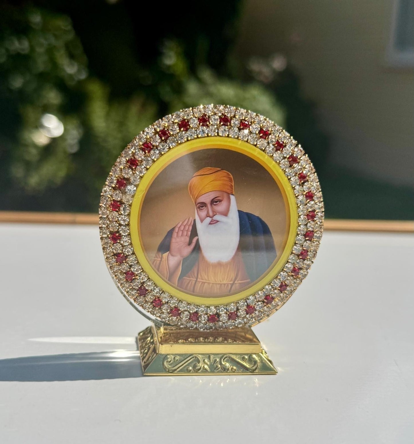 Sikh Car Stand Baba Deep Singh Ji Guru Nanak Dev Ji Home Dashboard Decor RRRB