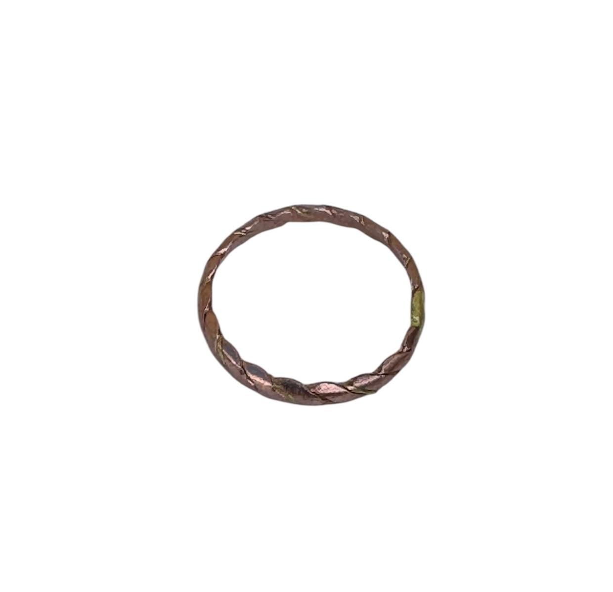 Shani Iron chala Nazar Shield Twist Ring Non Adjustable Evil Eye Pure Protection