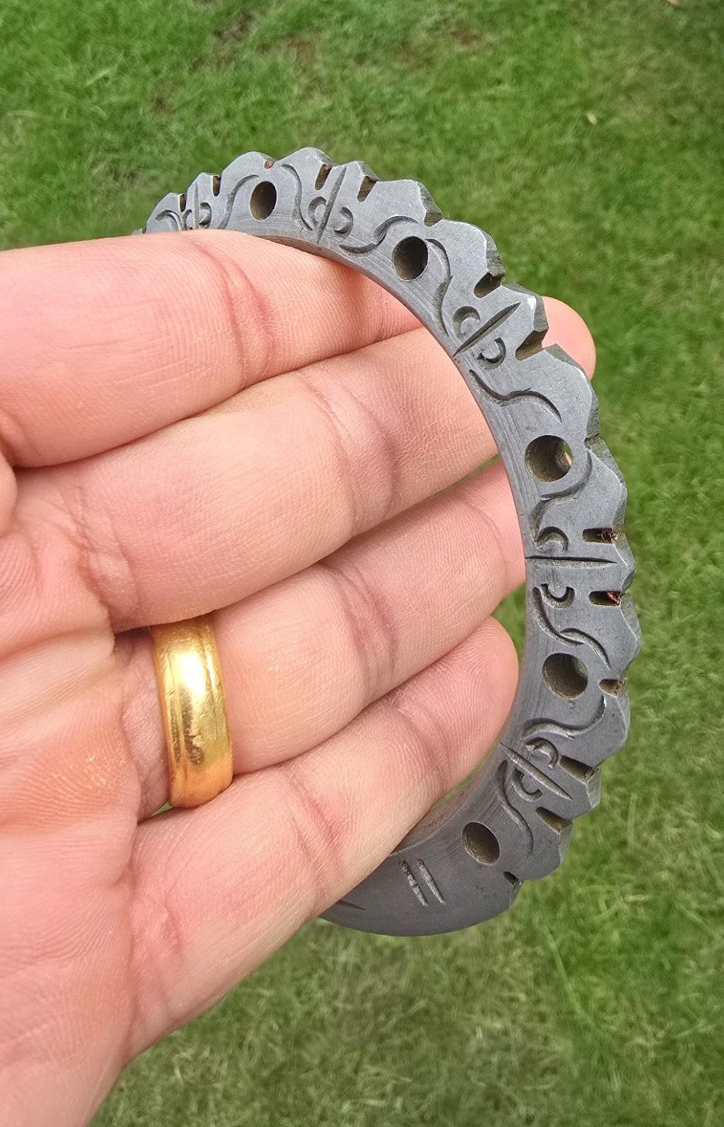 Sikh Sarbloh Kara Bangle Singh Kaur khalsa Hamri Karo Hath de Rasha iron kada KR