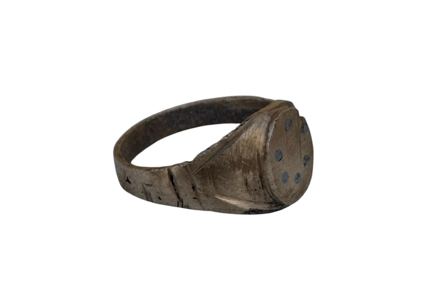 Brass Asht Dhatu Ring Eight Different Metals Evil Eye Protection Nazar Luck B37R Hindu Tradition Mundari Mundri Lucky Amulet Handmade New