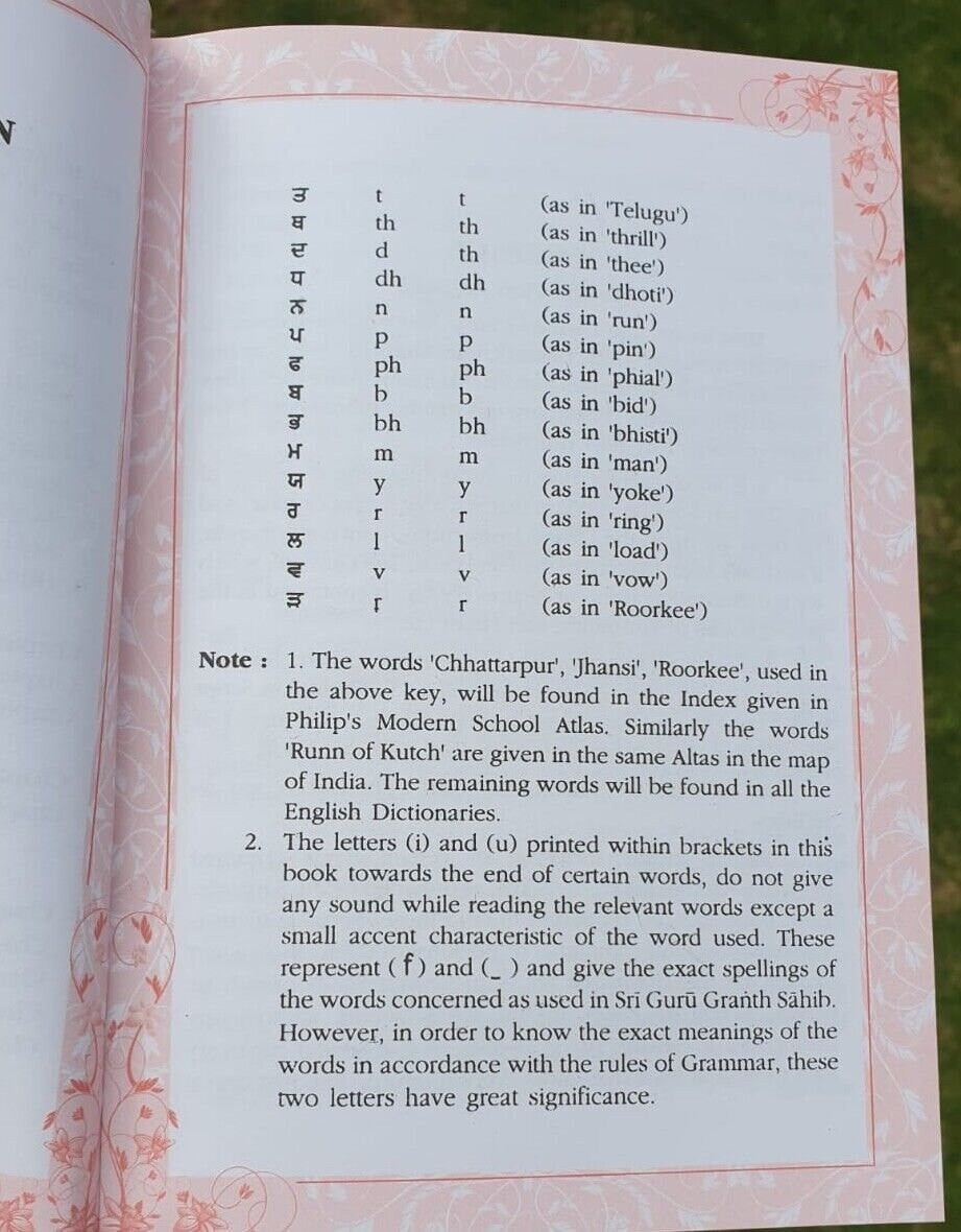 Sikh Sacred Nitnem Bani Japji Rehras Sahib Roman English Translation Gutka MO1  UK New Gift