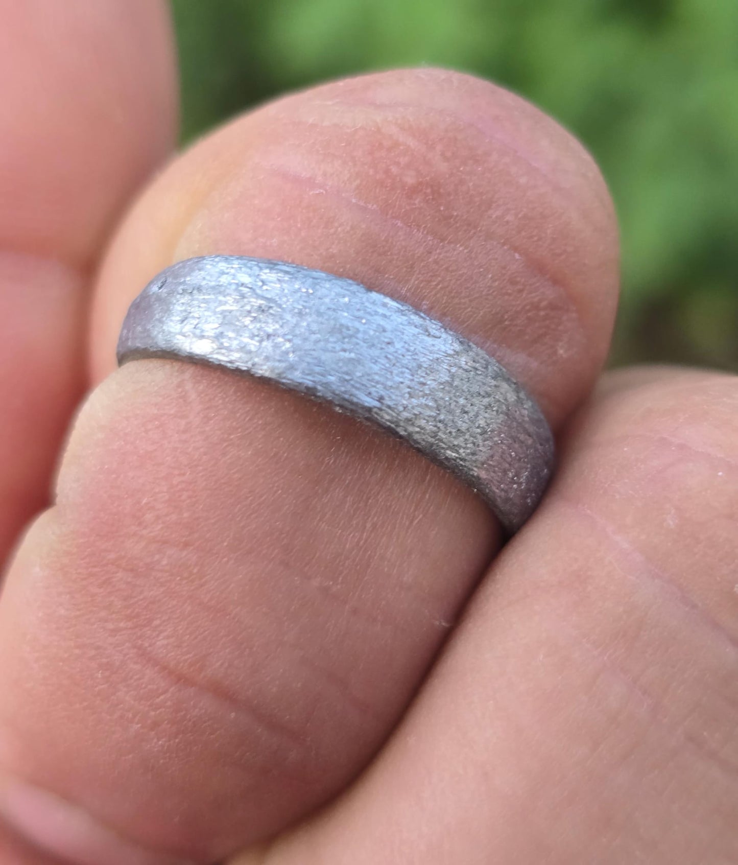 Ranga Limestone Ring (Range ka Challa) – Handmade Astrology Ring A22R Mangal New