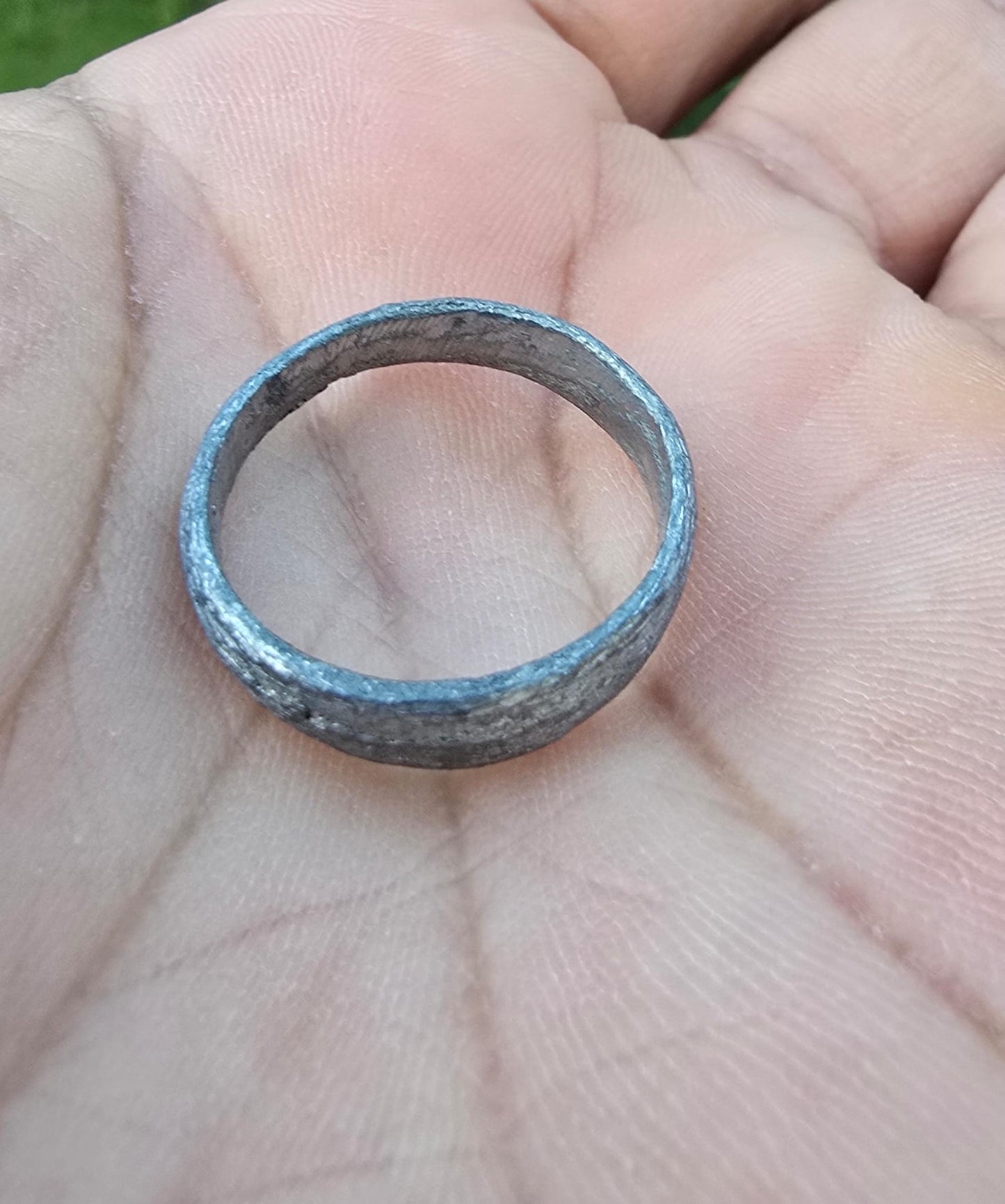 Ranga Limestone Ring (Range ka Challa) – Handmade Astrology Ring A22R Mangal New