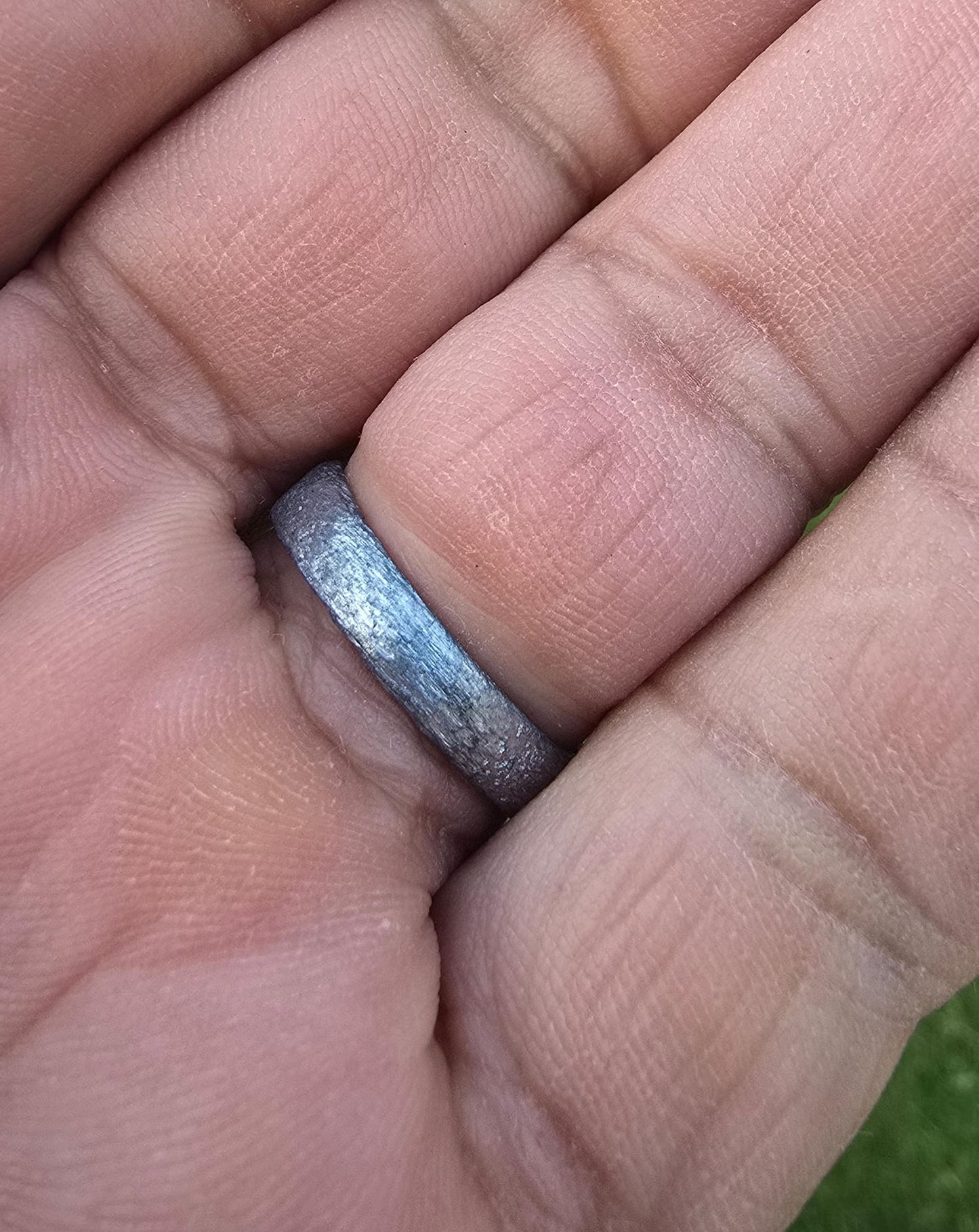 Ranga Limestone Ring (Range ka Challa) – Handmade Astrology Ring A22R Mangal New